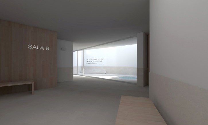LUIS FLORIO | arquitecto - Centro Paroquial Condeixa-a-Nova, Sala Mortuaria